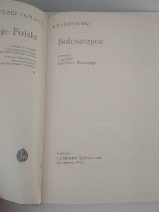 Boleszczyce - Józef Ignacy Kraszewski-1976