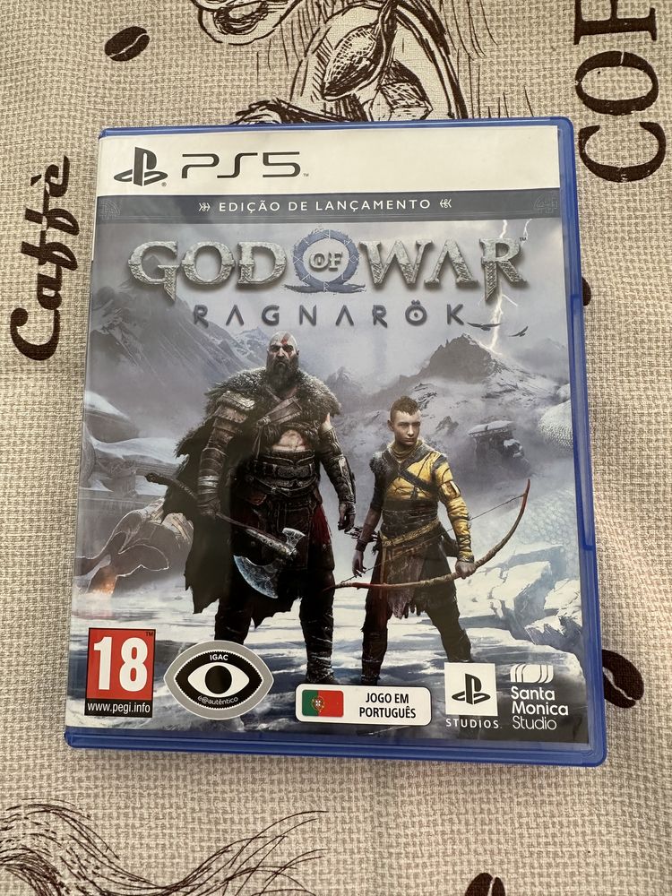 God of war Ragnarok, Ghost of Tsushima ( ver fotos e descrição)