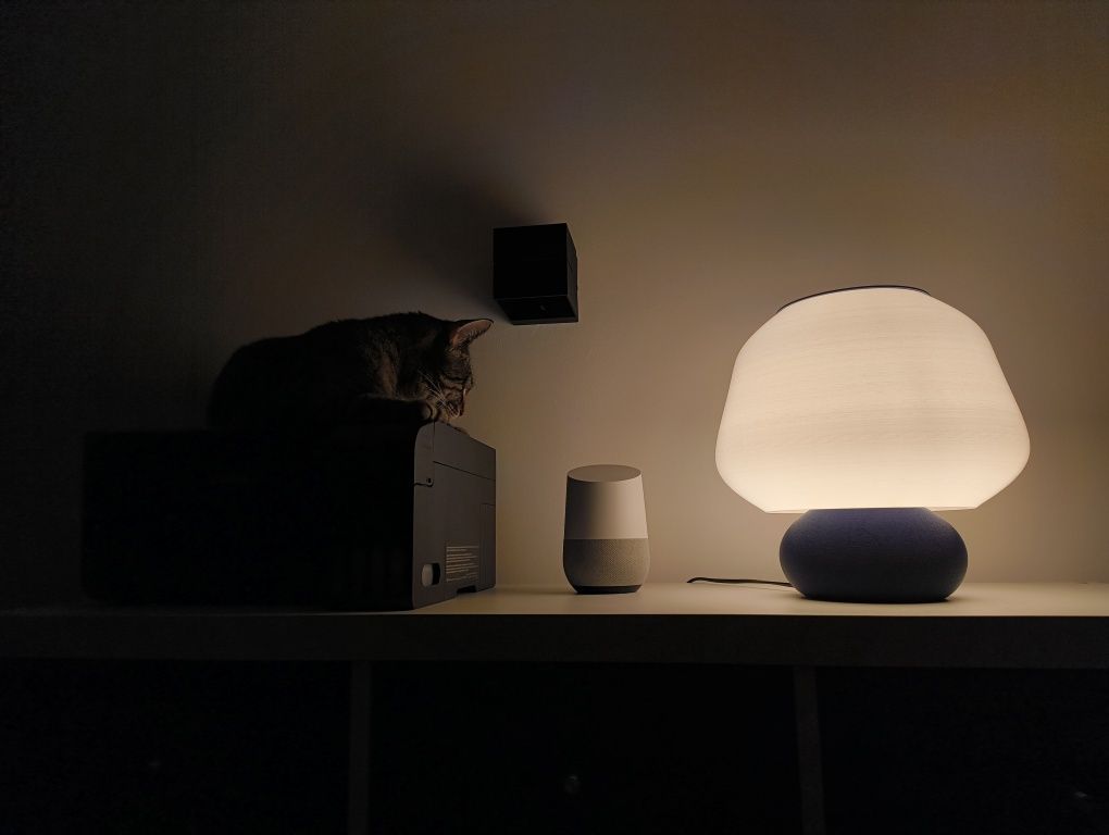 Lampka nocna grzyb Primo3D E27 wtyczka EU kolory
