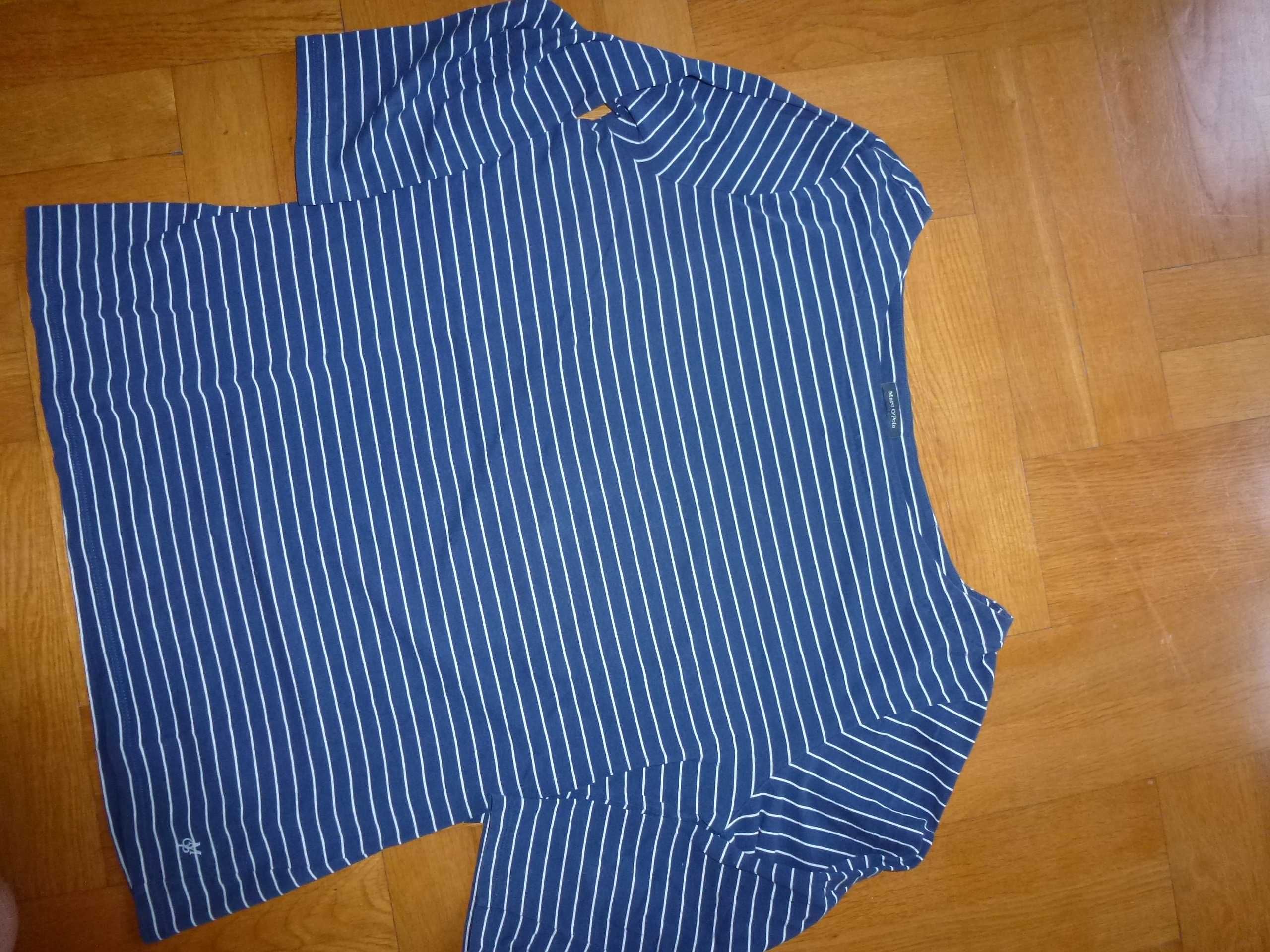 Bluzka T-Shirt Marc O"Polo granatowa w paseczki oryginalna L/XL