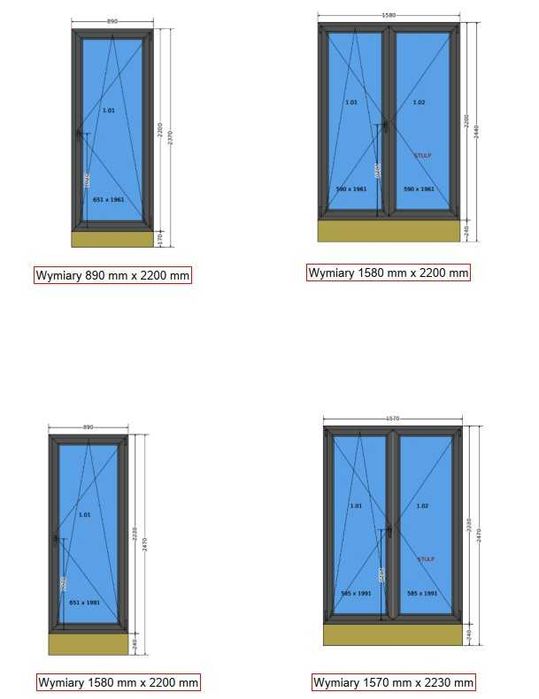 OKAZJA! Odprzedam nowe okna za 25 % ceny