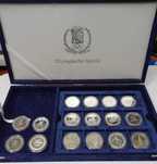 Набір монет Срібло, XXVIII Ігри Олімпіади 2004 року Афіни . 12 шт