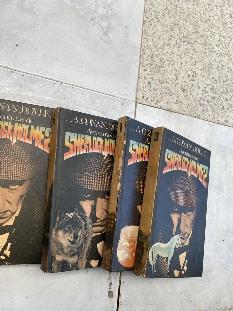 Coleção de livros Sherlock Holmes