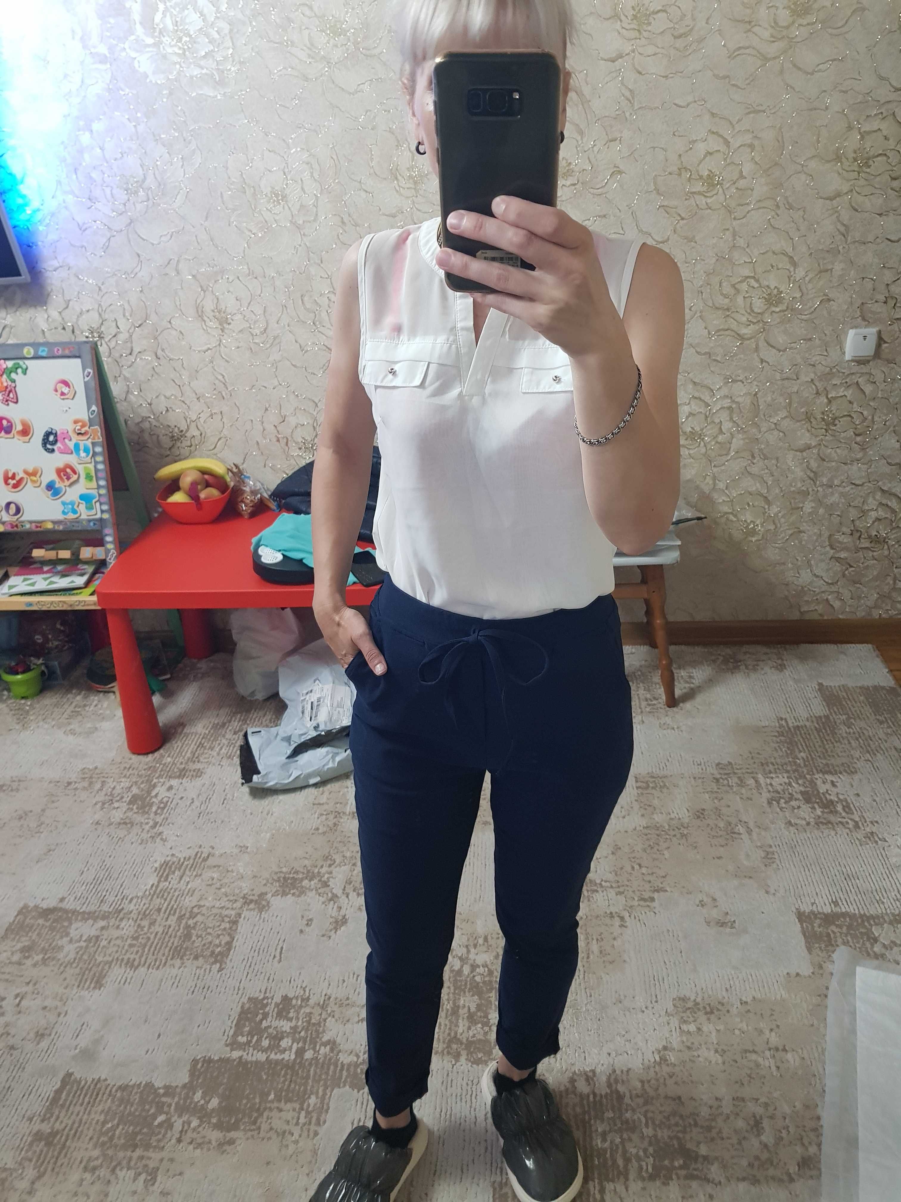Брюки джогери ес,ем. Висока талія.