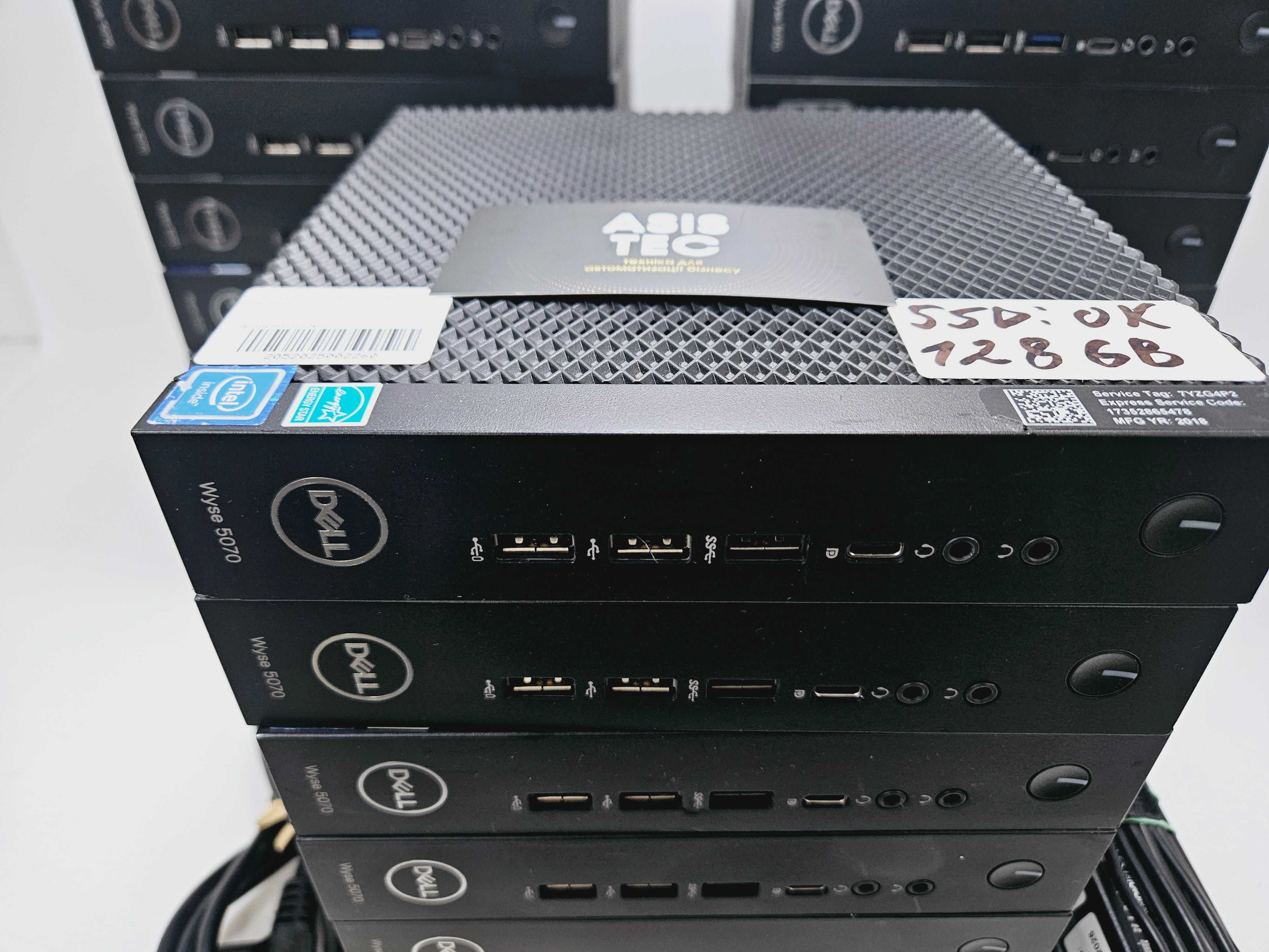 DELL WYSE 5070 неттоп міні ПК Intel 4105/8GB DDR4/SSD 128GB USFF офіс