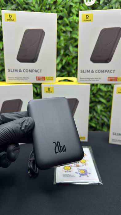 Оригінальний повербанк Базеус 6000 mAh 20w базеус powerbank зарядка