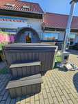 Balia Ogrodowa Jacuzzi System SPA Hot Tub Opalana Drewnem