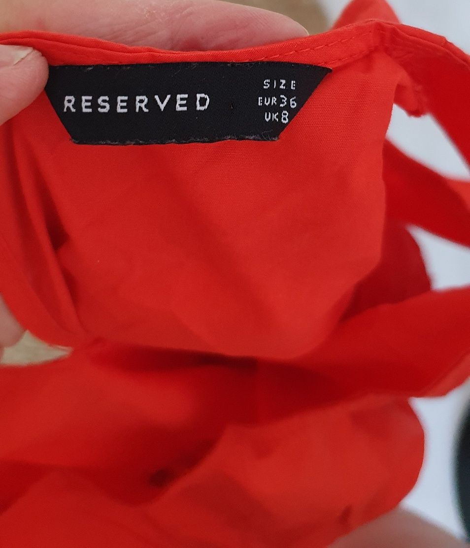 Sukienka koralowa Reserved rozmiar 36 S stan idealny