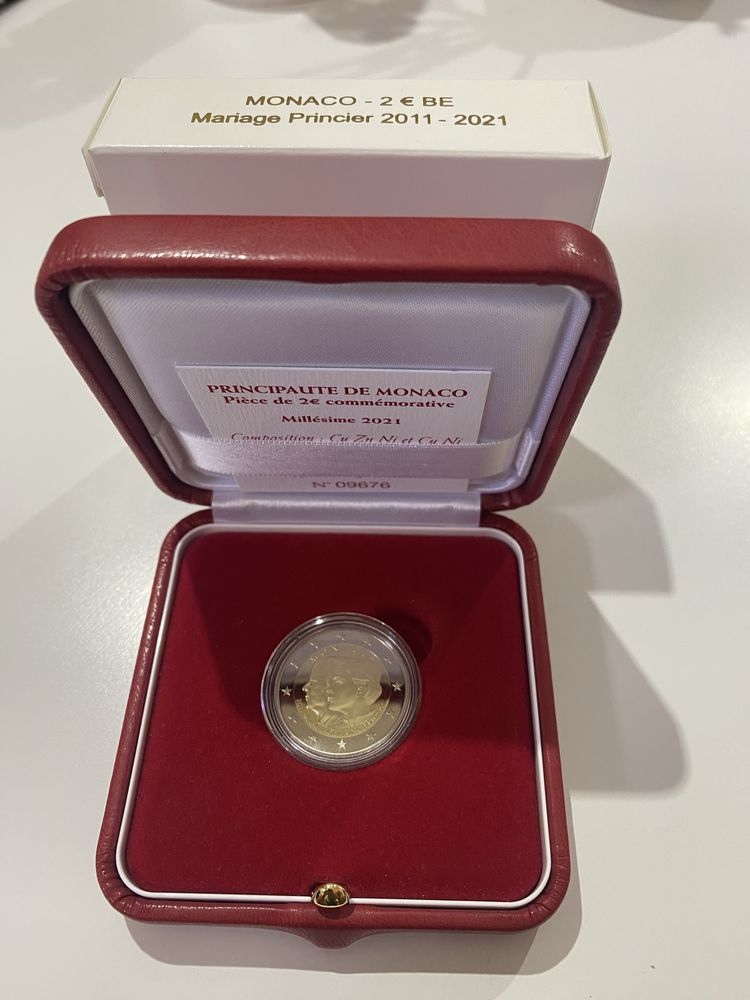 Moedas comemorativas Monaco