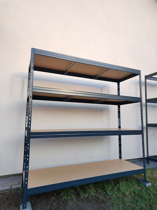 Regał Warsztatowy, Garażowy, Magazynowy 180x180x60 cm 4P/400 kg