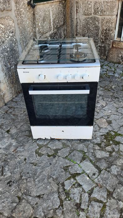 Fogão a gás a funcionar perfeitamente