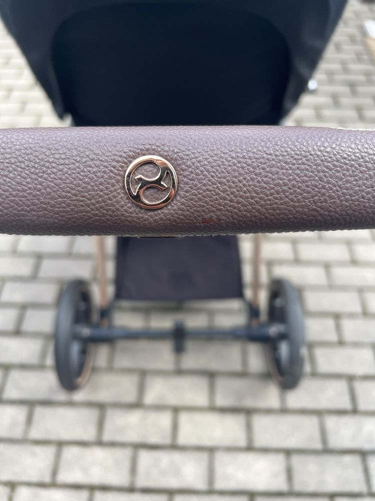 Sprzedam cybex priam 2.0 rose gold deep black spacerówka