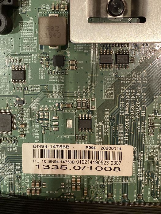 Запчастини телевізора Samsung UE58RU7100UXUA