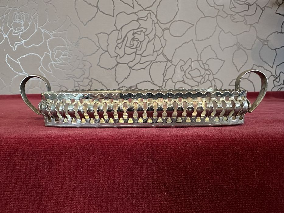 Вінтажна скляна горішниця/цукерниця