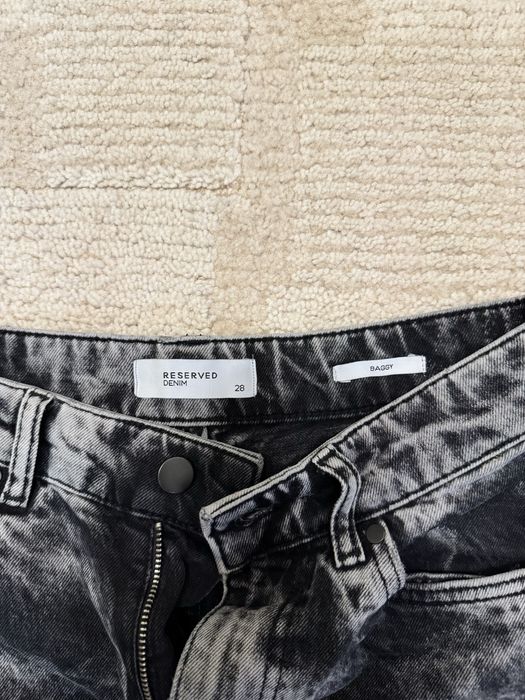 Джинси з вареним эфектом джинсы reserved штаны штани