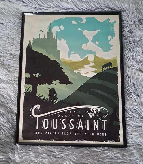 Wiedźmin Witcher Toussaint Obraz Plakat