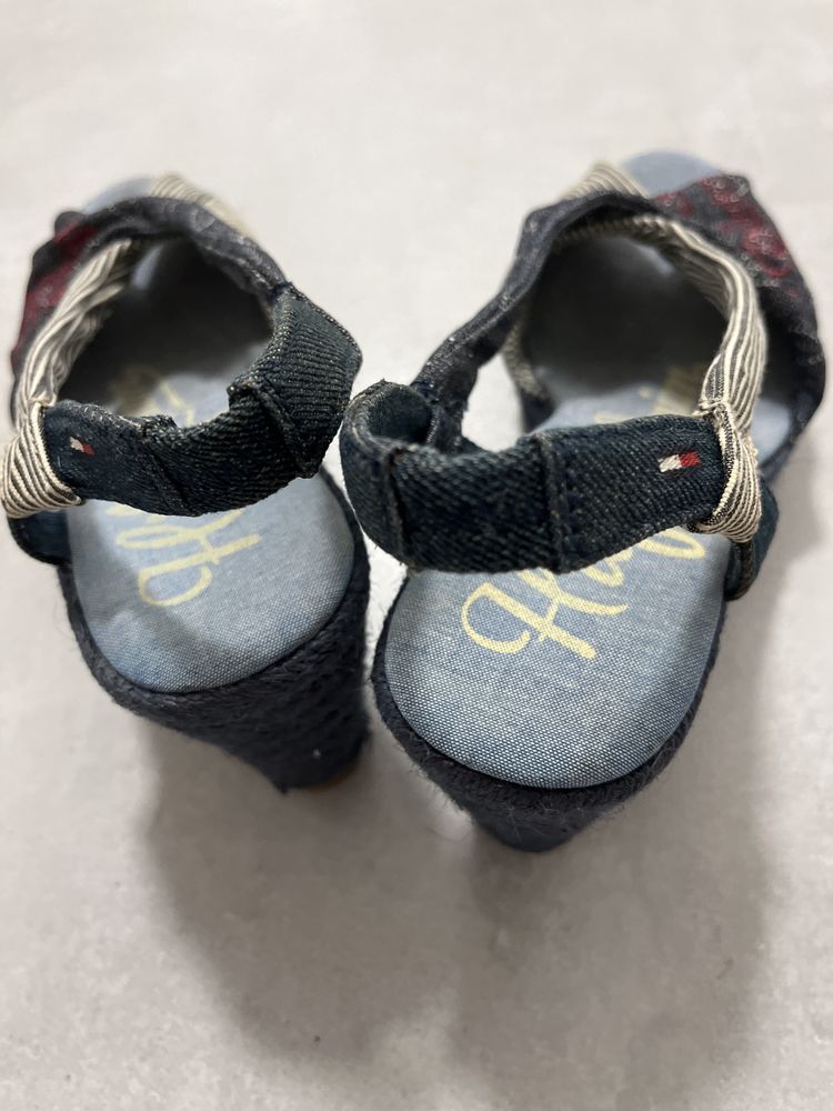Espadryle na koturnie Tommy Hilfiger, 38