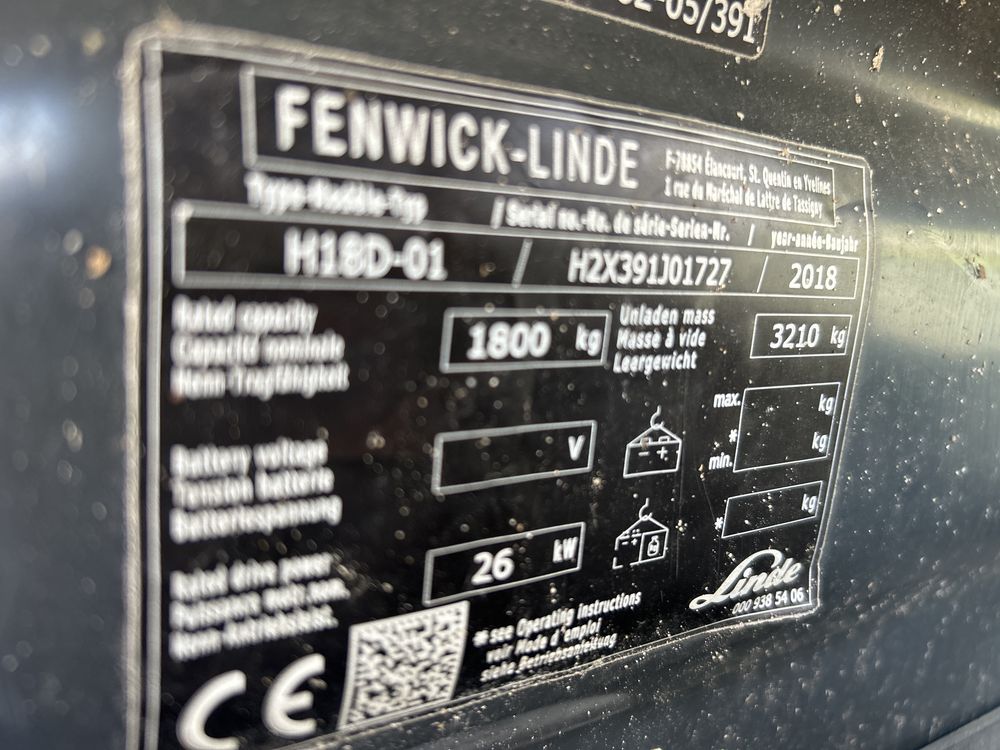 Wózek widłowy Linde h18D