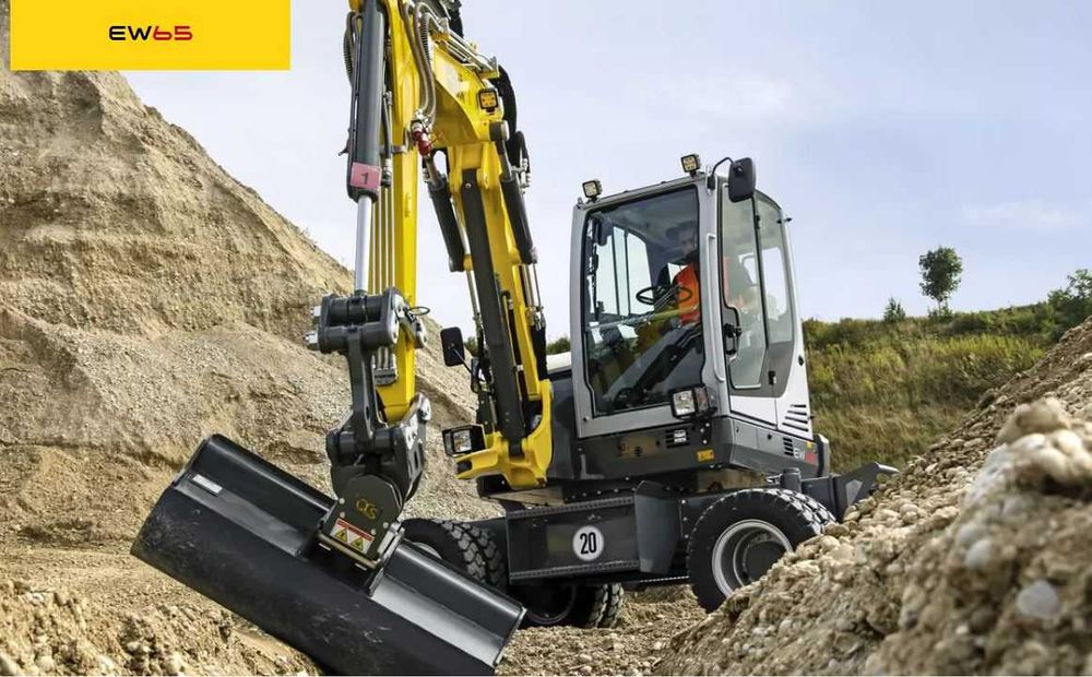 Wynajem koparki kołowej 7 t. Wacker Neuson