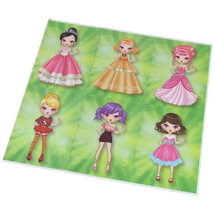 Puzzle Magnetyczne Układanka Ubieranie Lalki 58 el