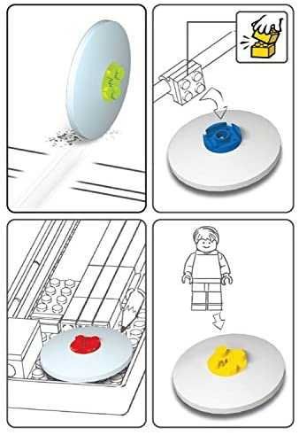 Zestaw szkolny LEGO: Minifigurka, 4 ołówki, klocek, temperówka, gumka