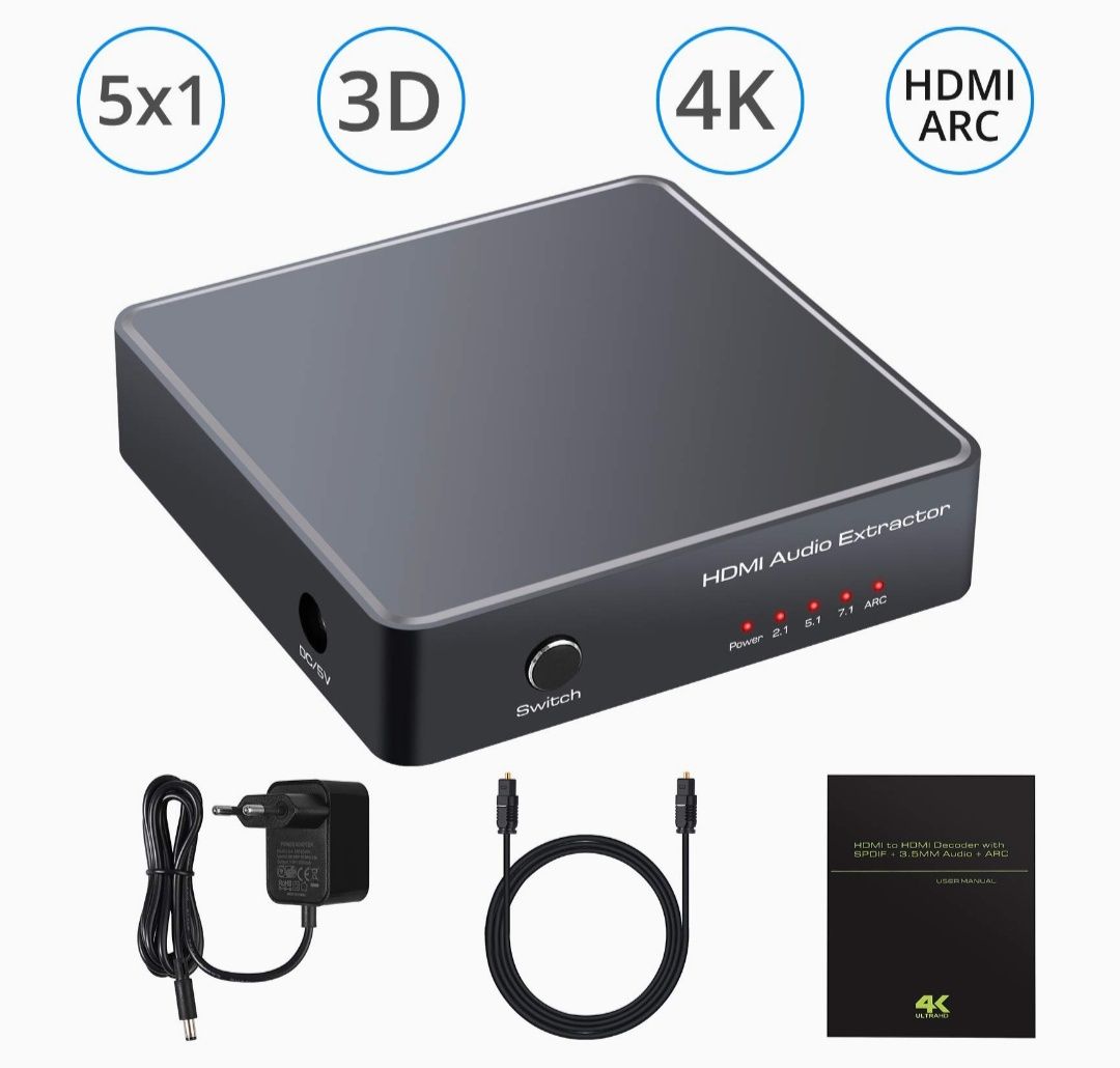 4K HDMI Audio Extractor 3D