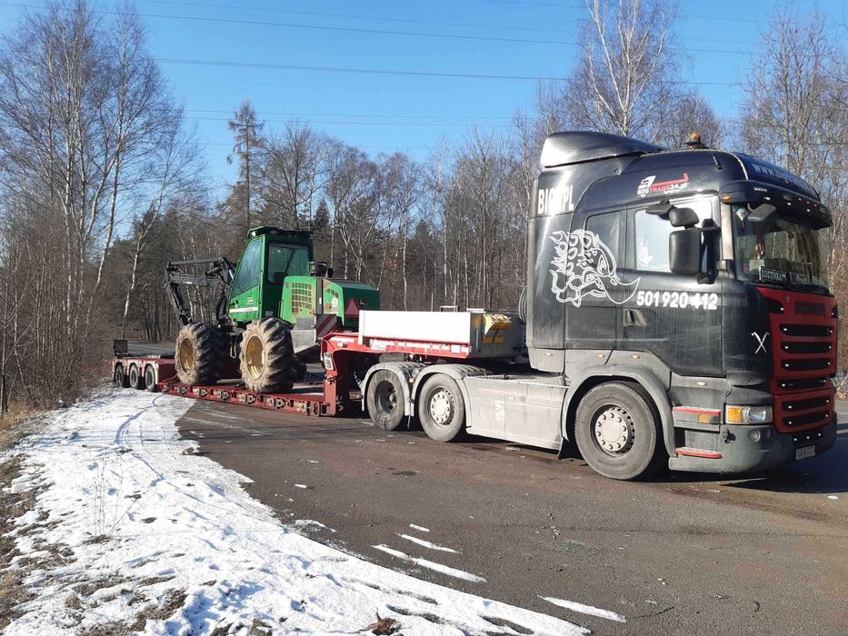 Tiefbett usługi transportowe naczepa tiefbett naczepa niskopodwoziowa.