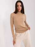 Beżowy sweter basic S/M