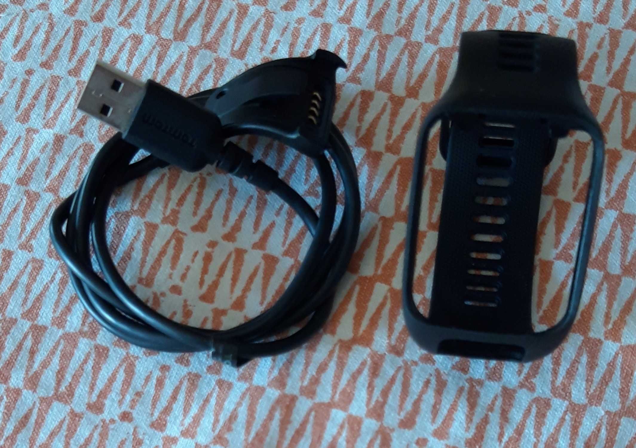 Bracelete e cabo de carregamento relógio desportivo TOMTOM Spark
