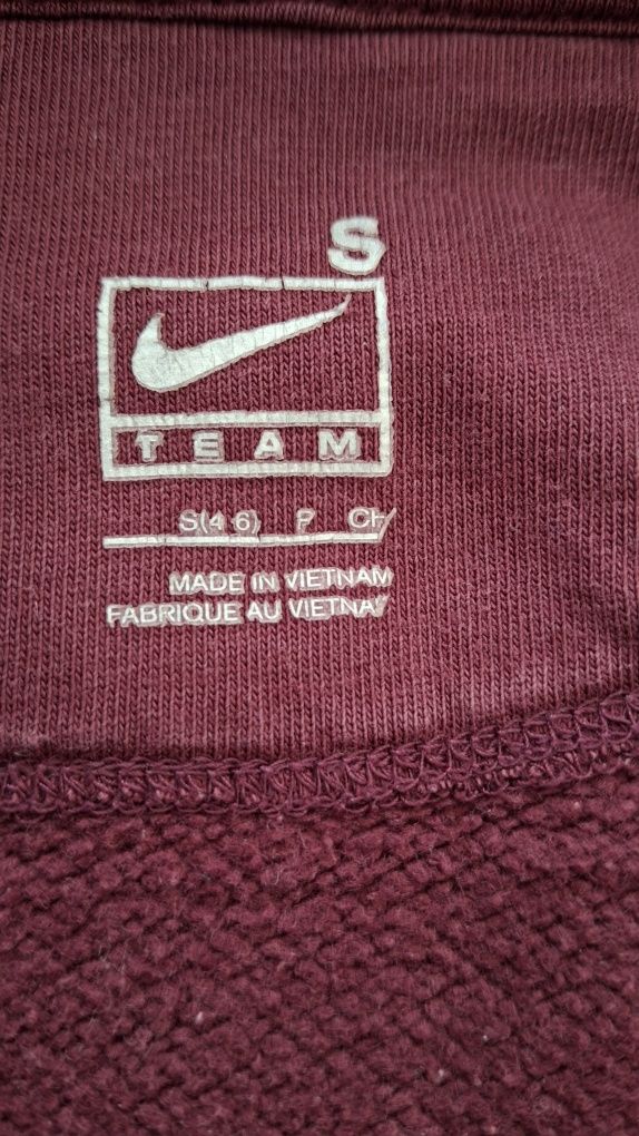 Кофта спортивна harvard, фірма nike, унісекс бордового кольору, розмір