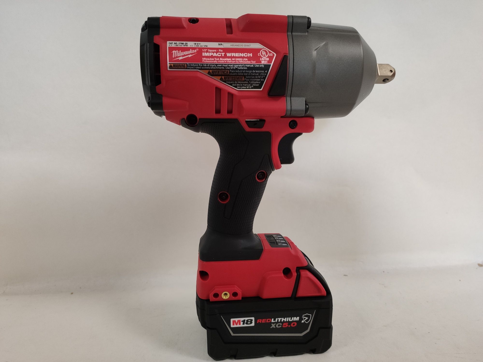 Акумуляторний ударний гайковерт 1/2″ Milwaukee 2766-22R M18 FUEL