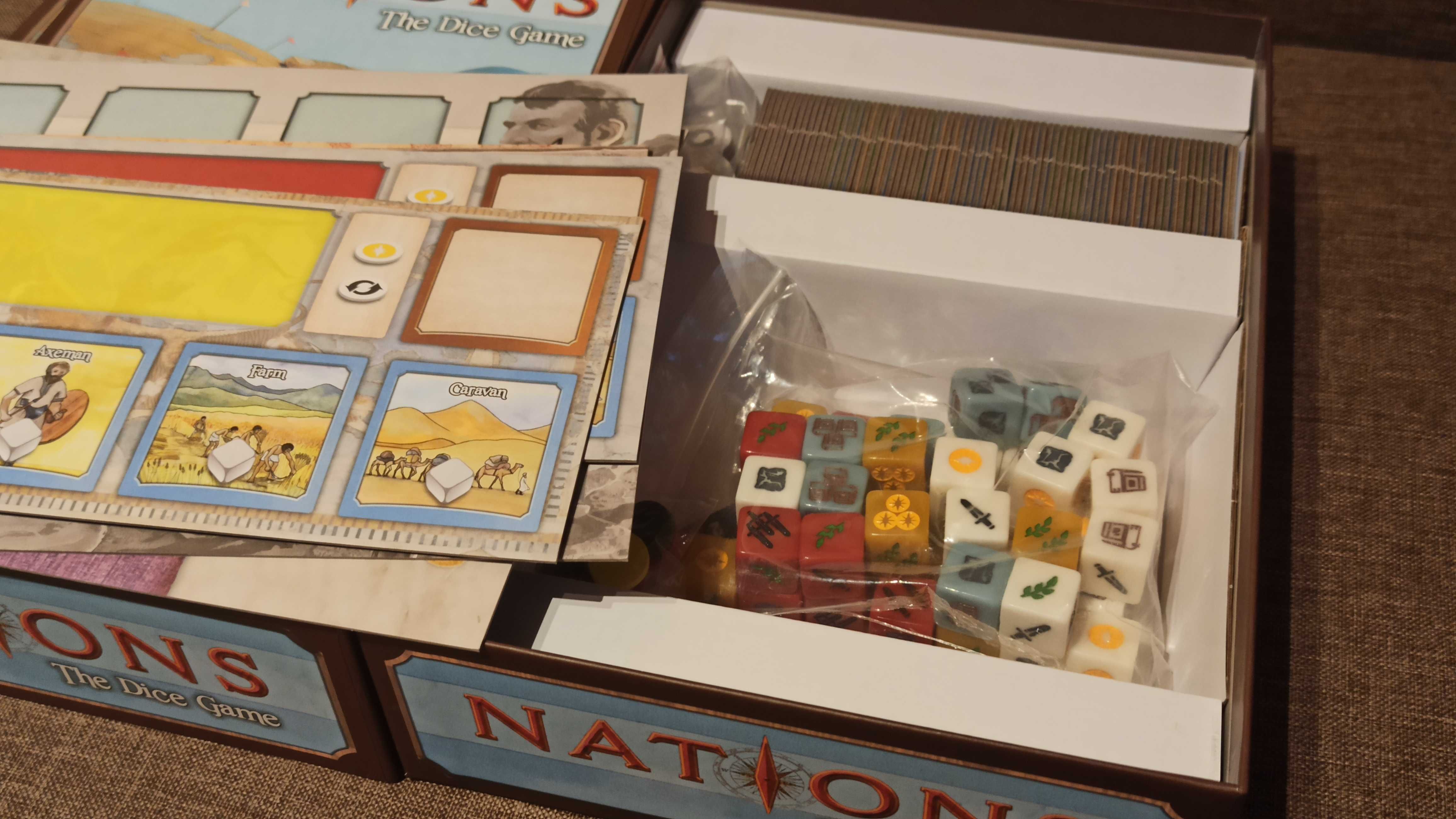 NATIONS The Dice Game, gra planszowa