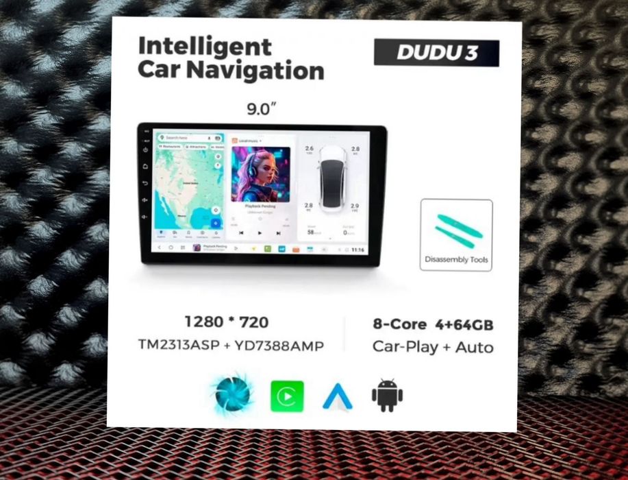 Штатна  магнітола DUDU 3 (4/64 Гб) 9"