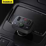 FM модулятор  Baseus S-09 Lite Bluetooth  2USB + Type-C трансмітер
