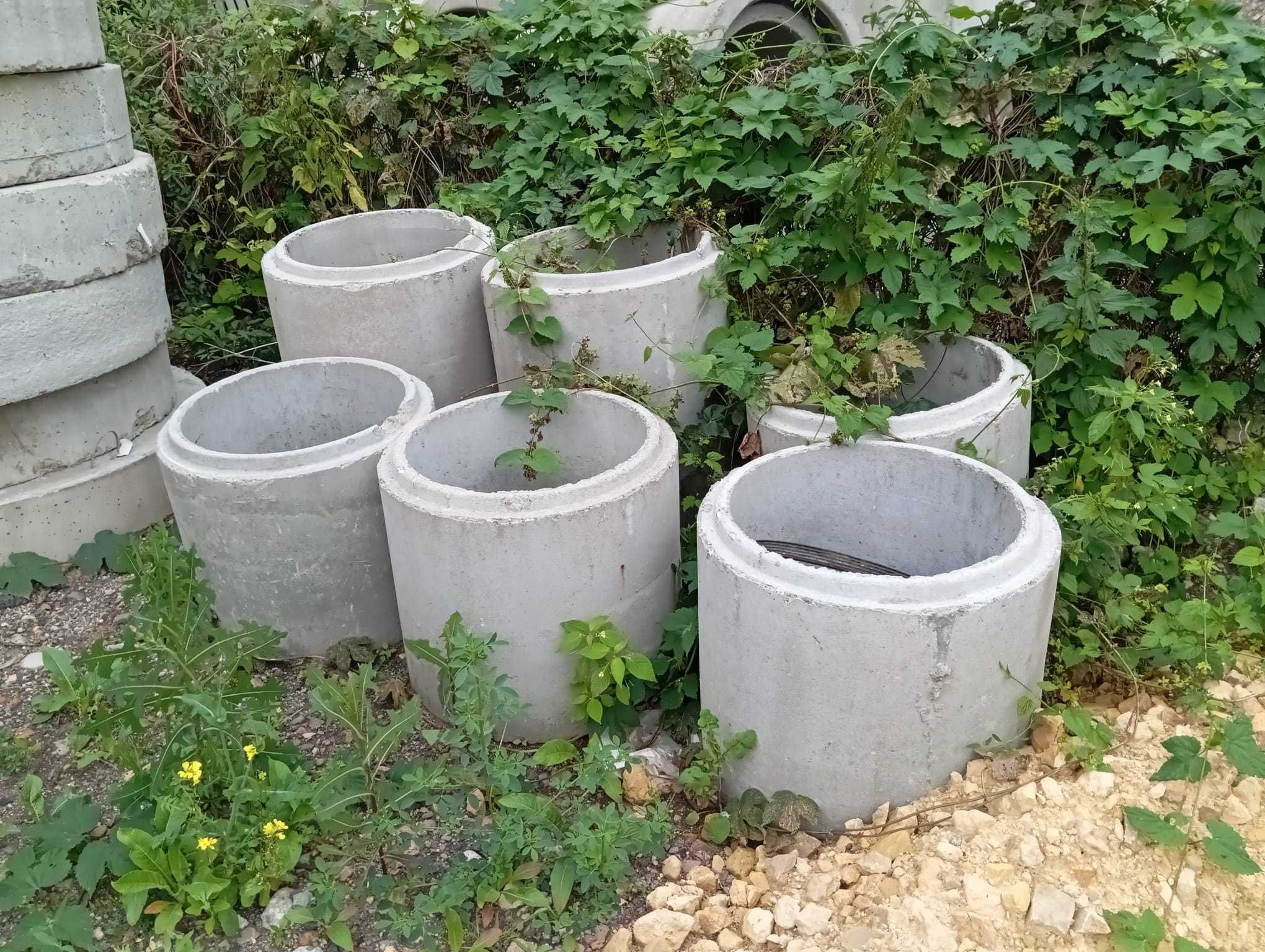 Elementy betonowe, kręgi studnie, rury wodociągowe, kanalizacyjne