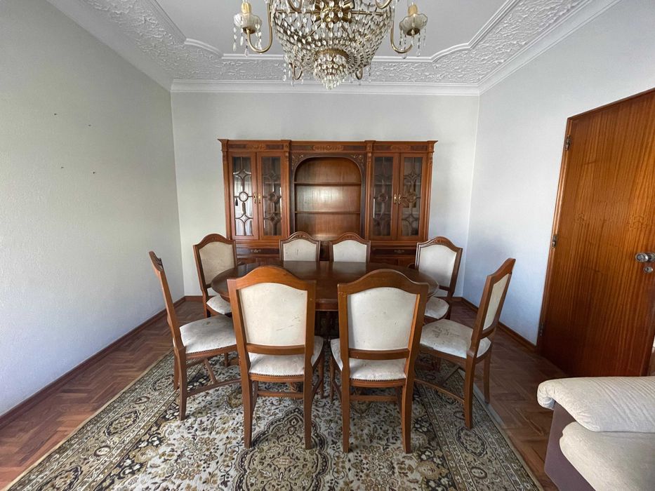 Conjunto de Sala em Madeira Anos 90