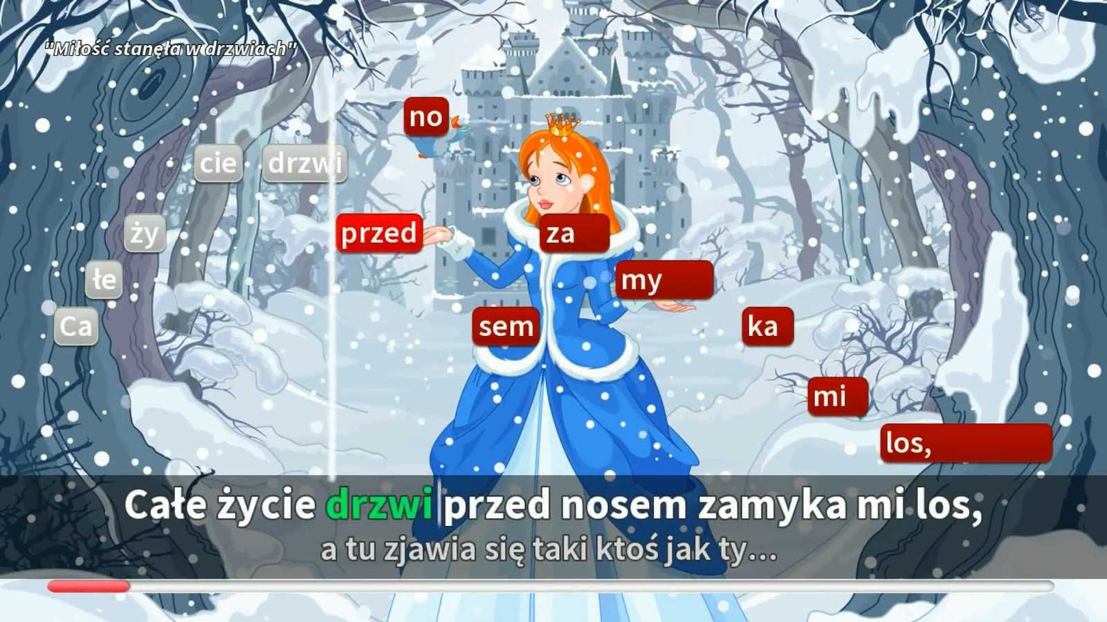 Bajkowe karaoke - piosenki z całej serii filmów pt. Kraina Lodu FROZEN