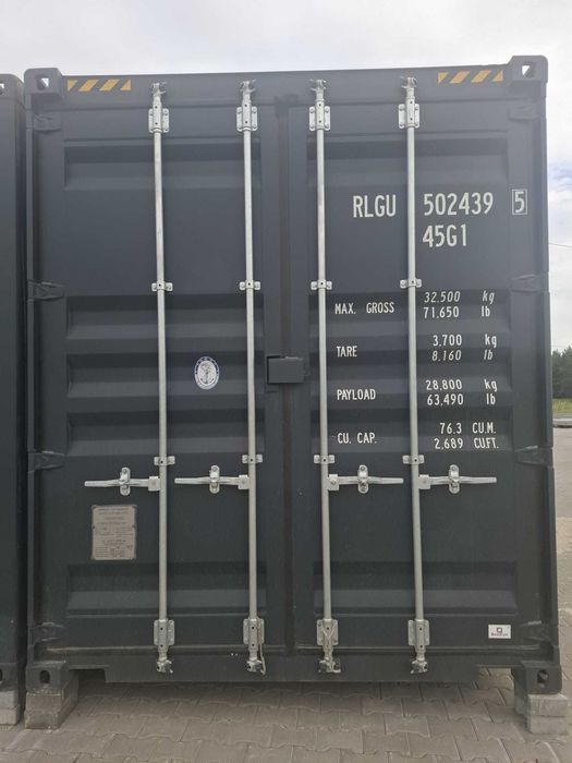 Kontener morski 40 HC   one way 2025   magazyn Antracytowy