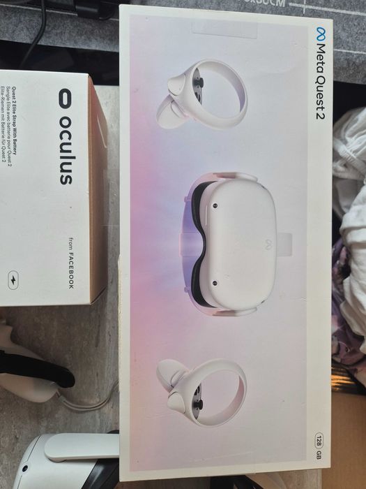 Meta Quest 2 128GB + Fita Elite c/ Bateria Oficial (com garantia)