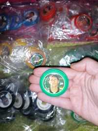 Lote 150 tazos Futebol JN selados (Benfica, Porto, Sporting)
