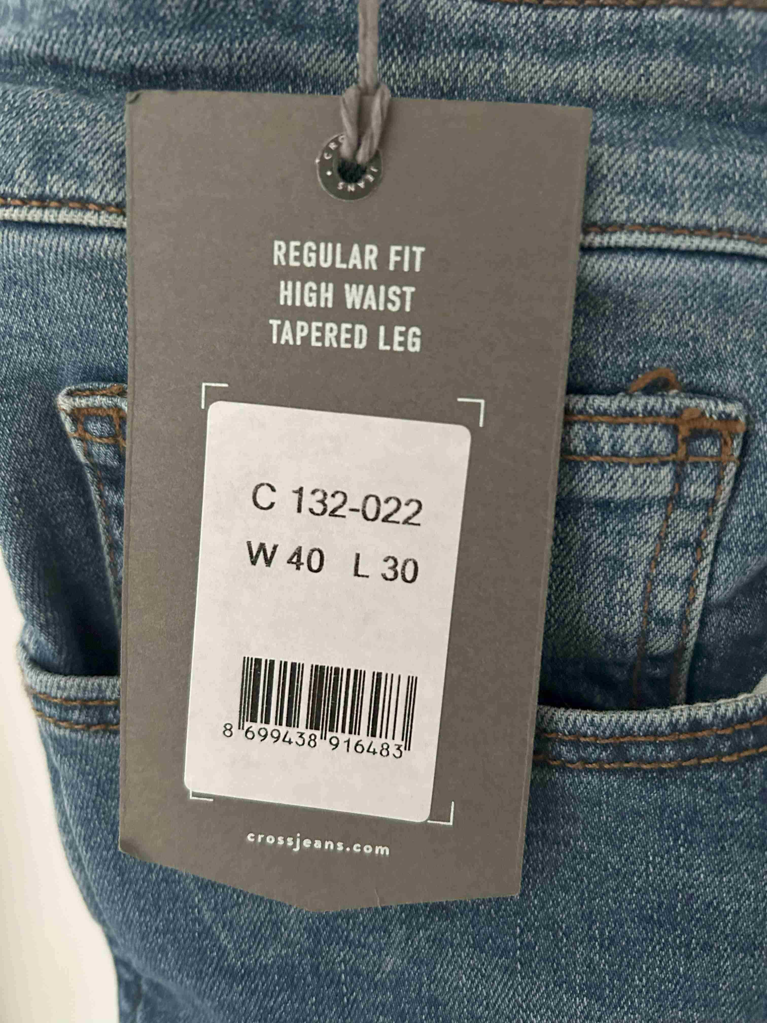 Spodnie męskie jeansowe proste Cross Jeans Regular FIt GREG W40 L30