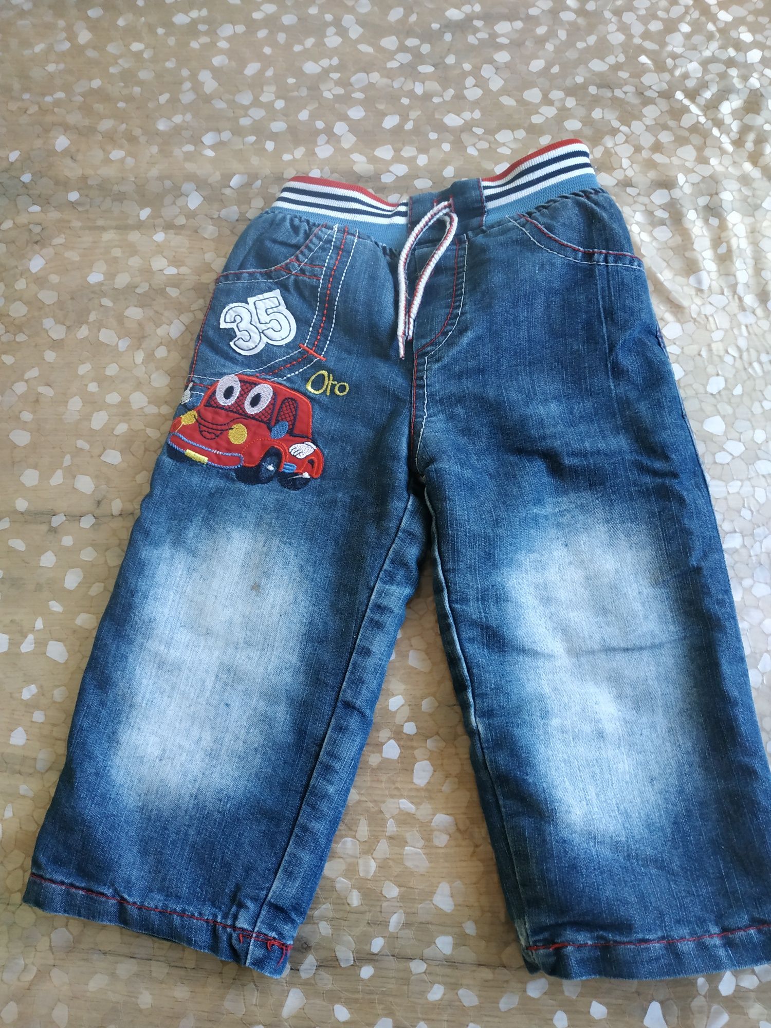 Утеплённые джинсики
