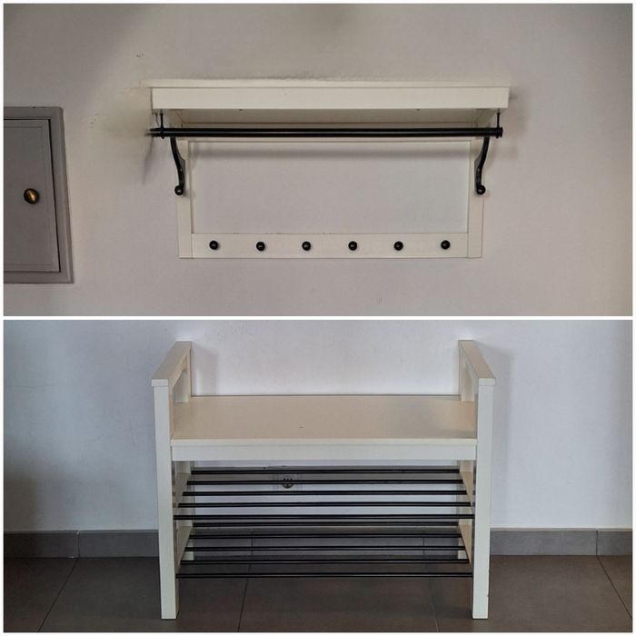 Conjunto de bengaleiro Hemnes Ikea