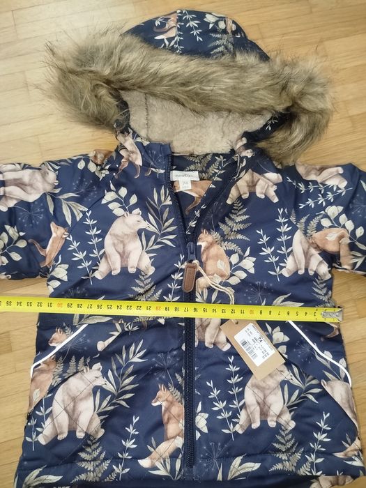 Newbie nowa kurtka liski granatowa 74