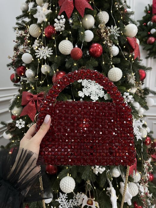 Сумка з бусин, сумка з намистин, сумка ручної роботи