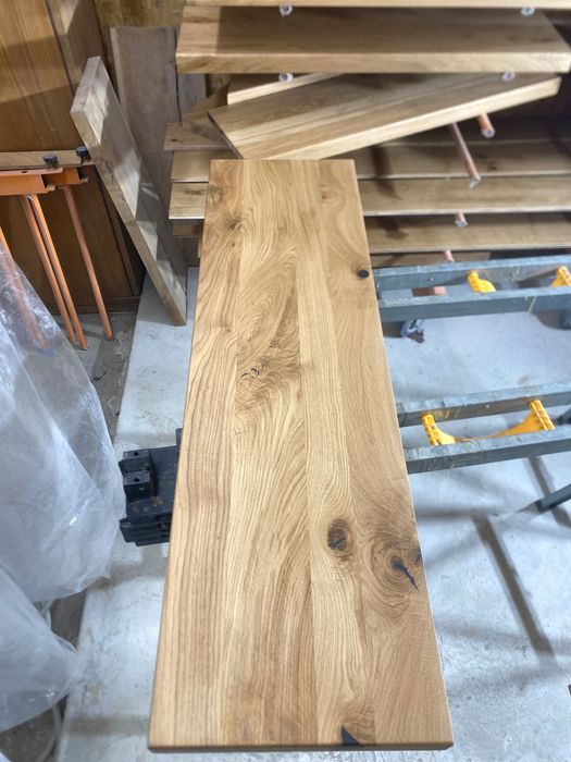 Schody  Stopnie Trepy Parapety Klejonka  Blaty Dębowe Rustykalne