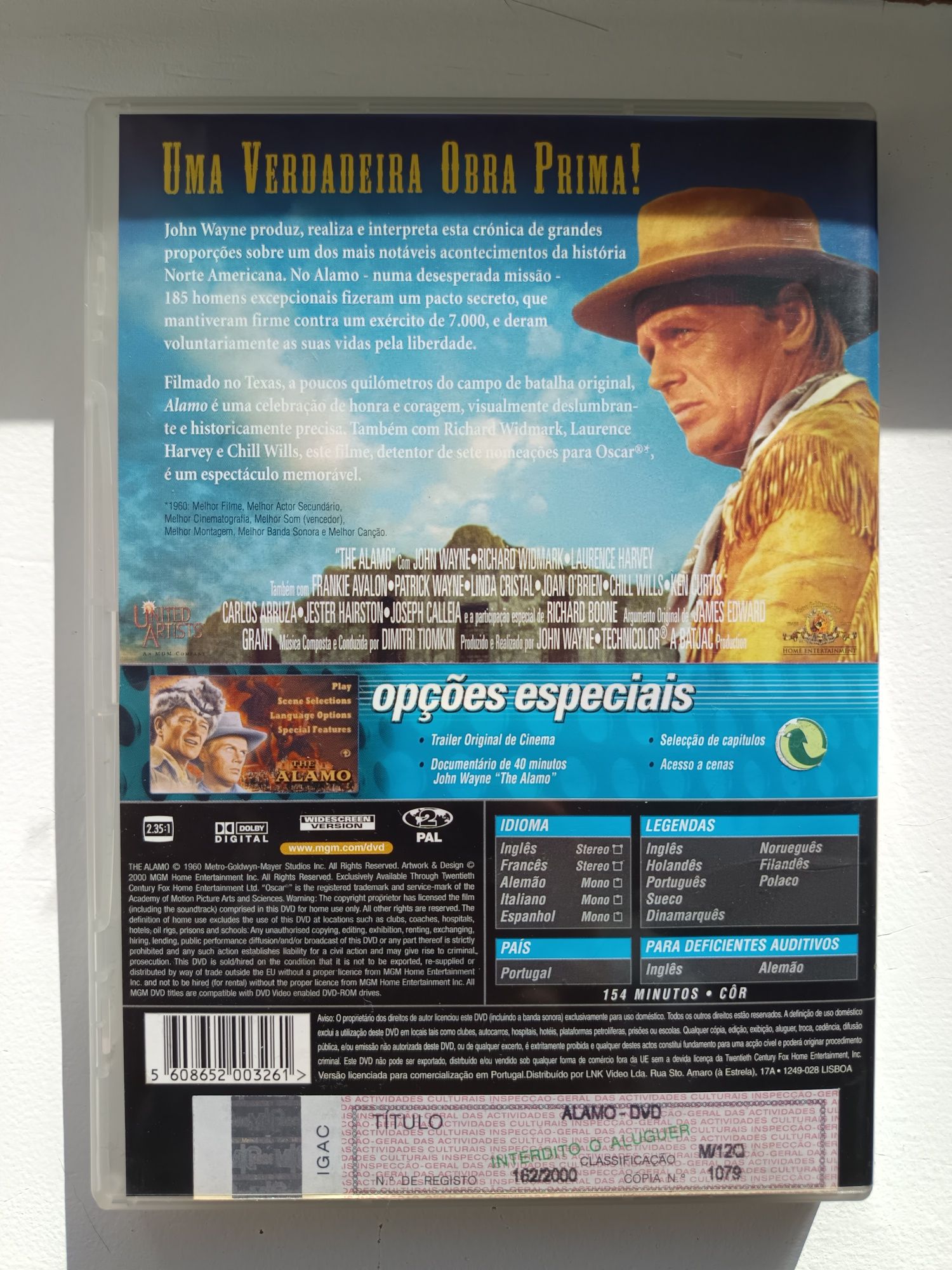 DVD original alamo