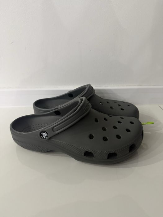 Męskie klapki Crocs Classic r. 46-47 męska m/12 NOWE  Szare