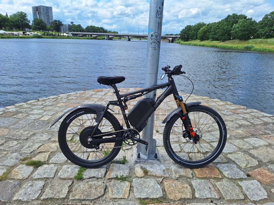 Cube ams 125 konwersja na ebike