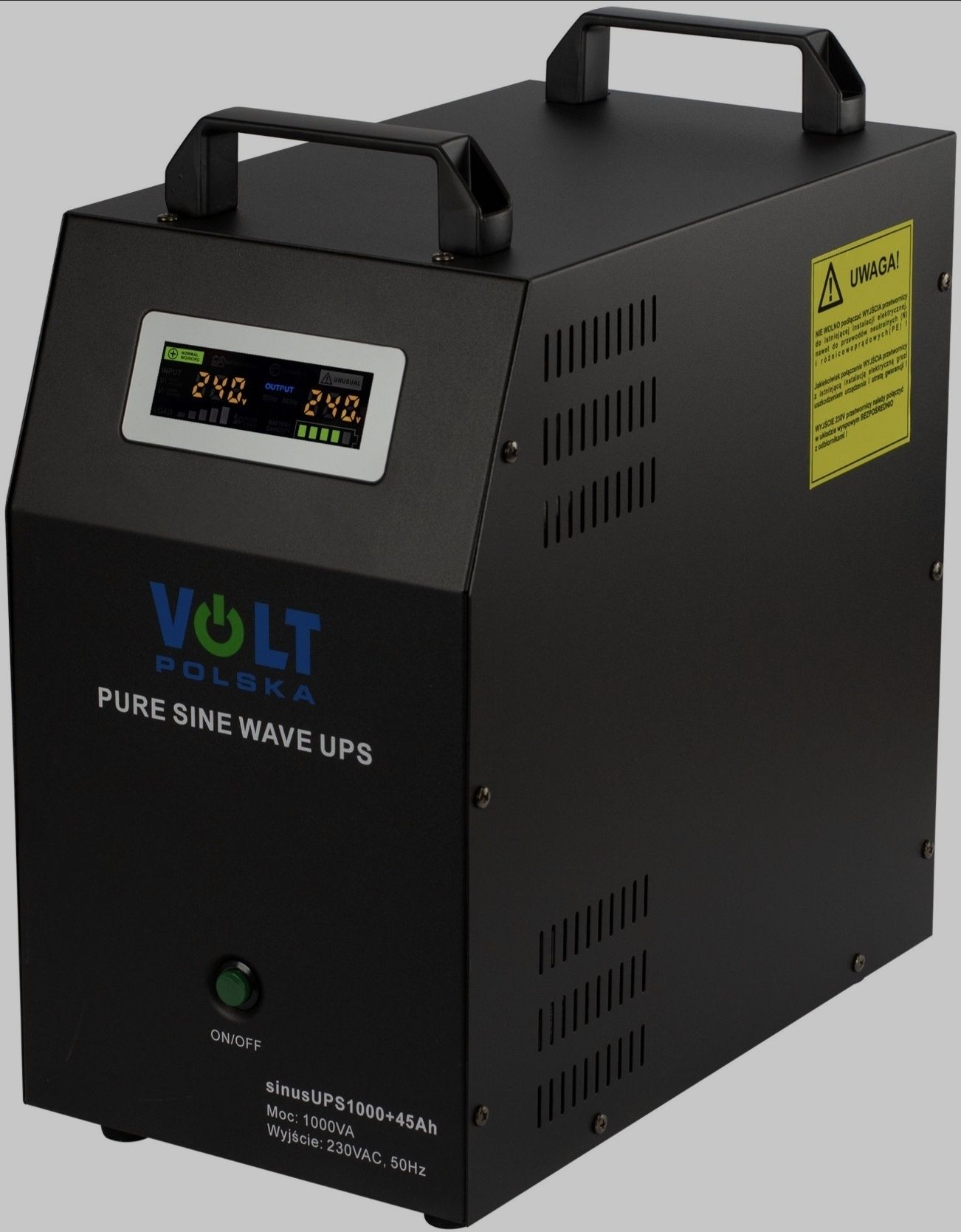 UPS Volt Sinus UPS 1000 + 45Ah - UPS z dużym akumulatorem PIEC kompute
